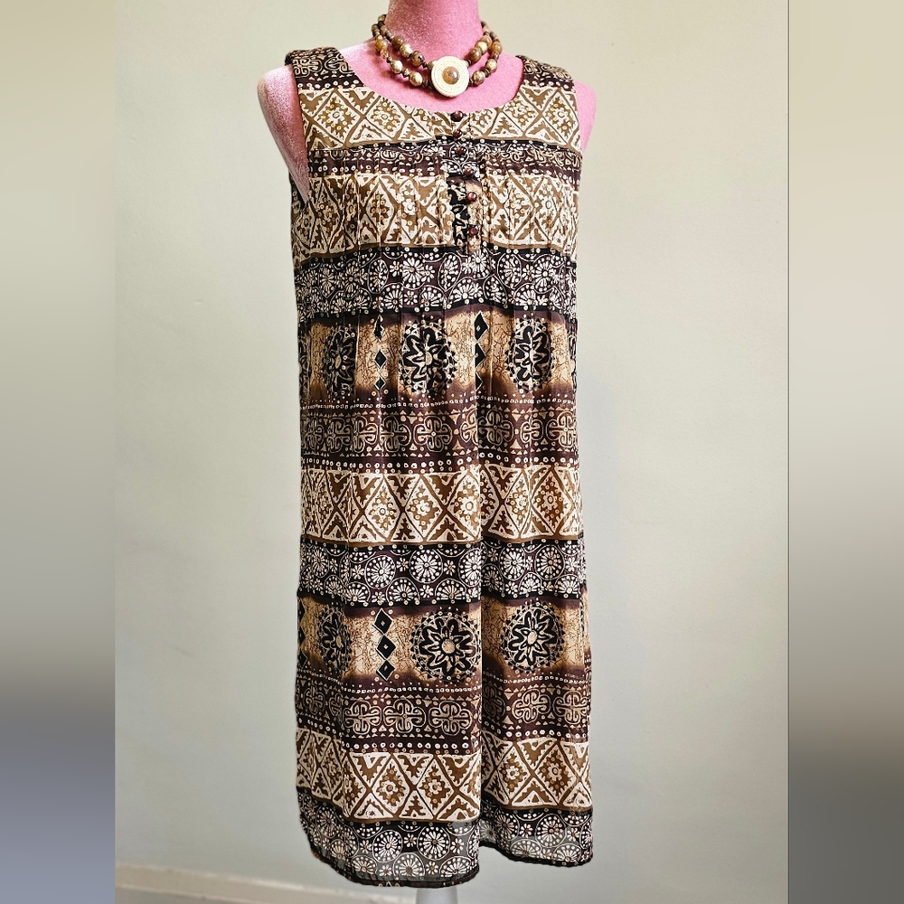 Dressbarn dress, tribal print. Size 8